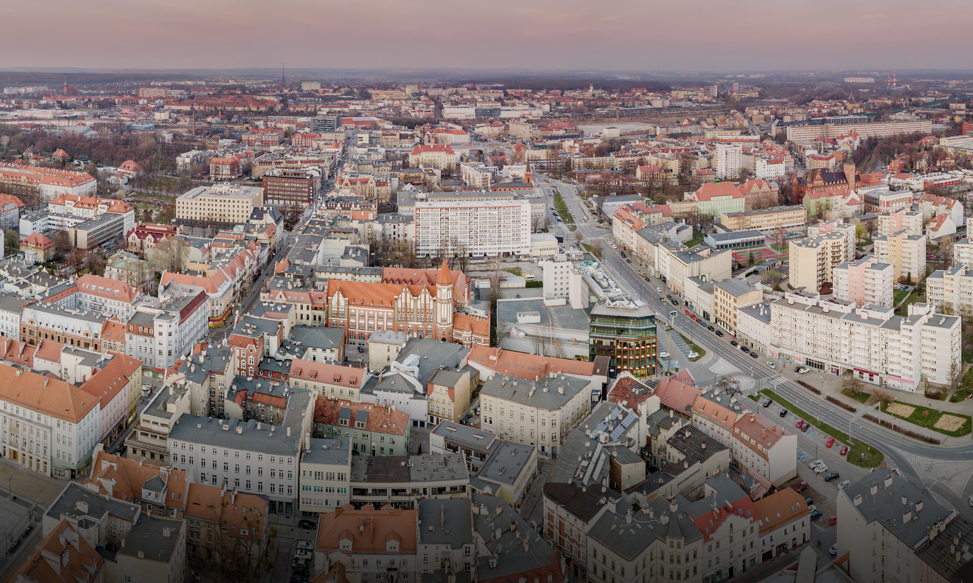 Widok miasta Gliwice